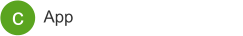 c App